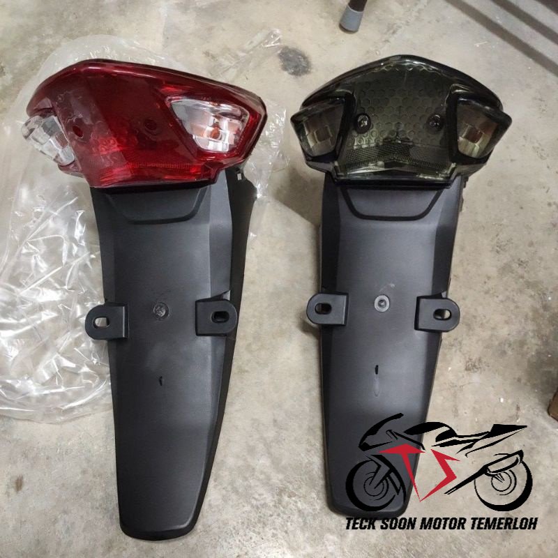 Lampu Belakang Sebiji Tail Lamp Wave100r W100r Rear Fender Maguard