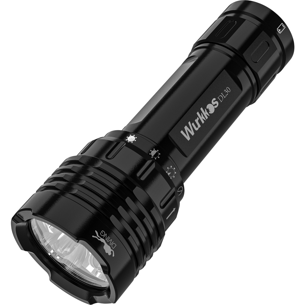 Wurkkos DL30 Dive Light 21700 LED Flashlight Underwater IPX 8