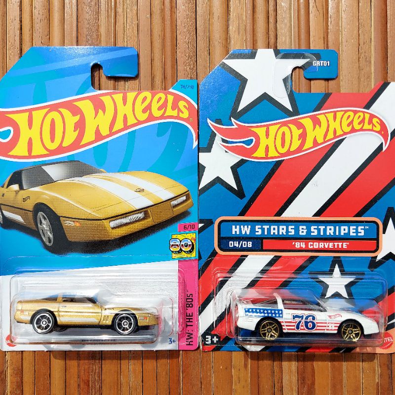 Hotwheels Corvette Gold Star Stripes Zr Stingray Shopee