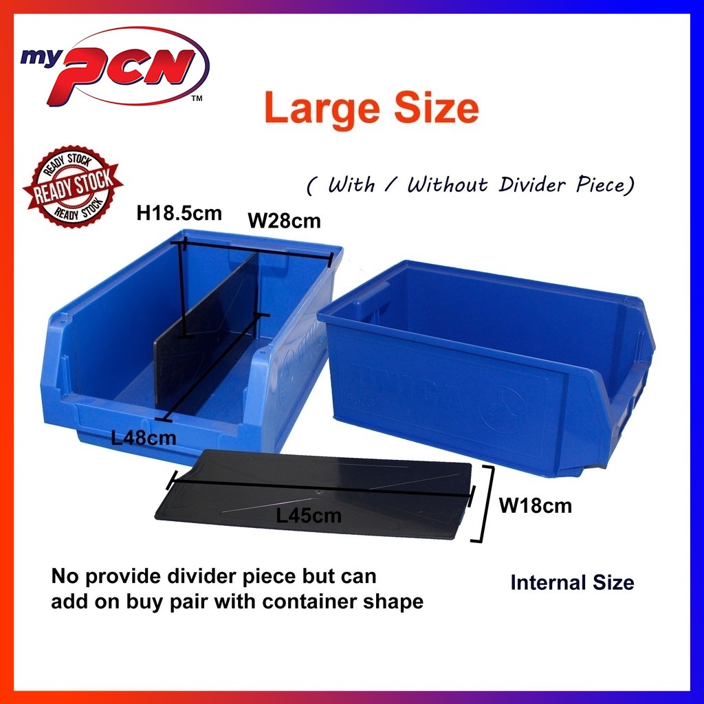 Container PCN UNICA Stackable Industrial Box Drawer Heavy Duty