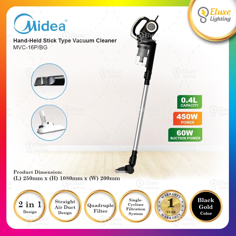 Midea Mvc P W In Corded Hand Held Stick Vacuum Cleaner