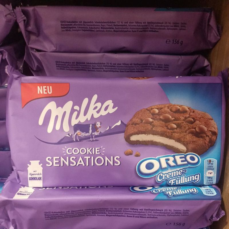 Milka Cookie Sensations Oreo Creame Fullung 156g Shopee Malaysia