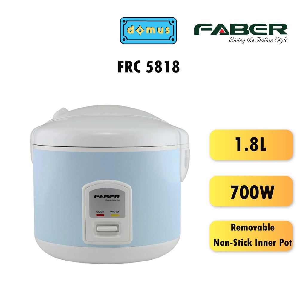 Faber Jar Rice Cooker 1 8L FRC5818 FRC 5818 Shopee Malaysia