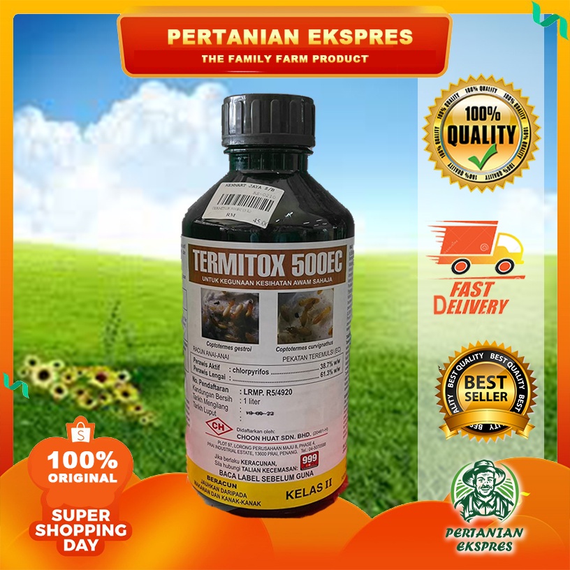 1L Termitox Racun Anai Anai Racun Serangga Termite Potion Racun