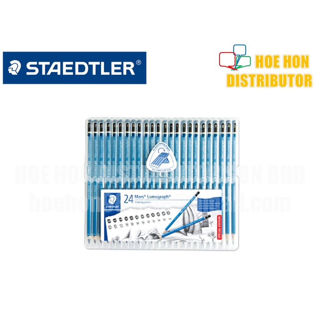 Staedtler Mars Lumograph Pencil Set Of Shade Grade B B B B