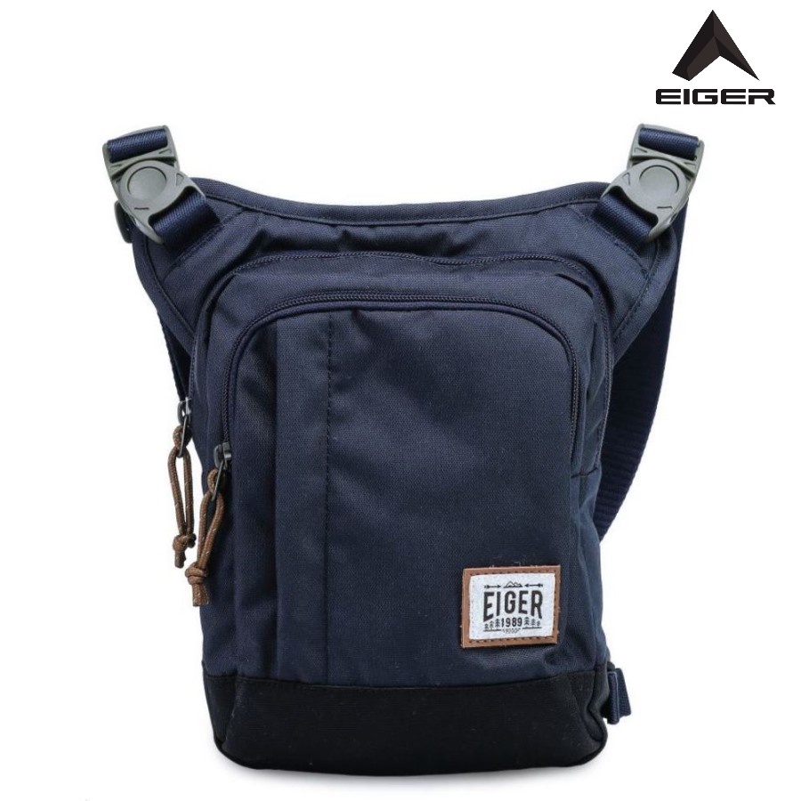 Eiger Men S Thigh Sling Bag Roadtrip Legpack Shopee Malaysia