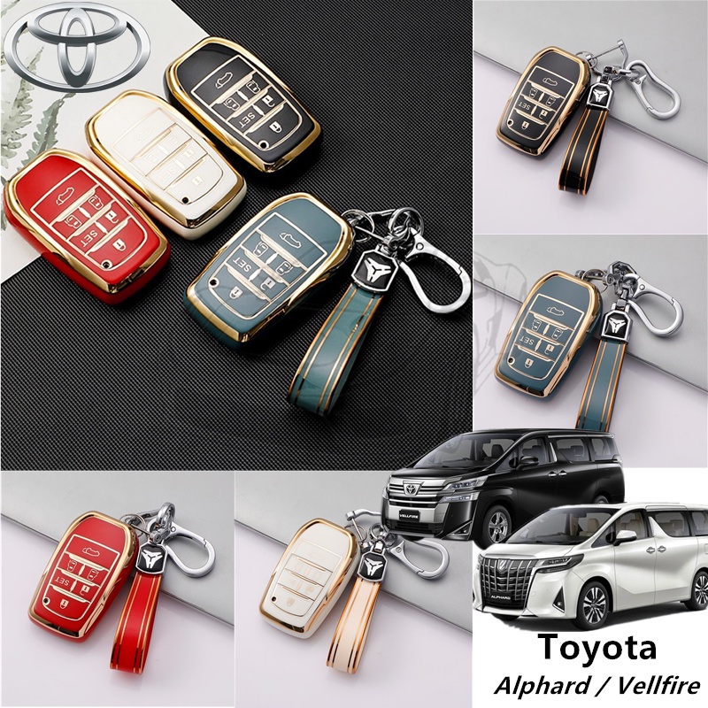 Toyota Alphard Vellfire Key Cover Case Remote Key Cover Case Sarung