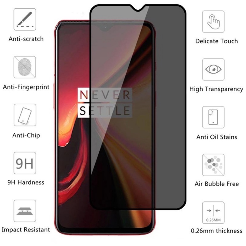 2 In 1 Anti Spy Tempered Glass Film For Realme Note 50 10 C53 C51 C55