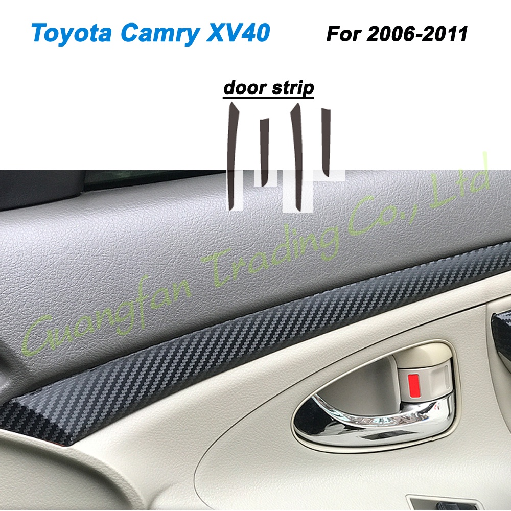 Car Styling D D Carbon Fiber Car Interior Center Console Color Change