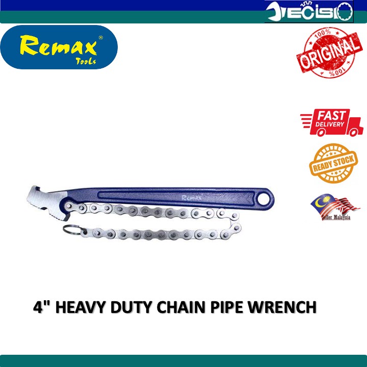 Remax Heavy Duty Chain Pipe Wrench Pl Shopee Malaysia