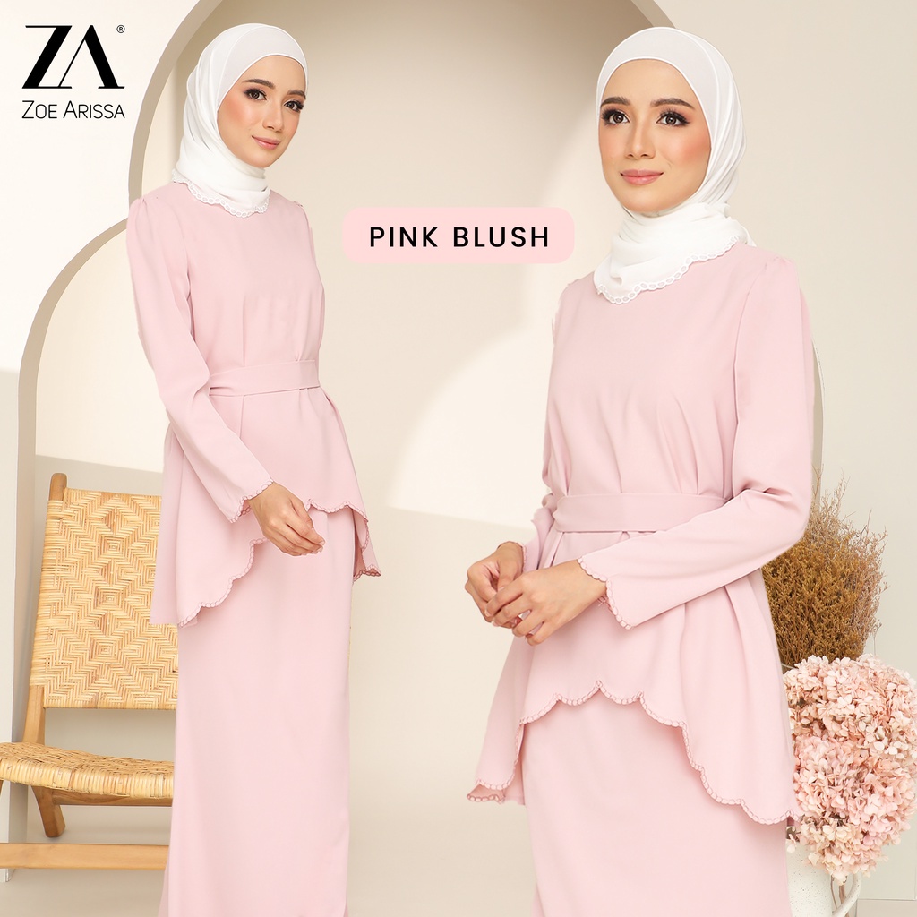 Zoe Arissa Baju Kurung Nursing Friendly Moden Kurung Raya Haji