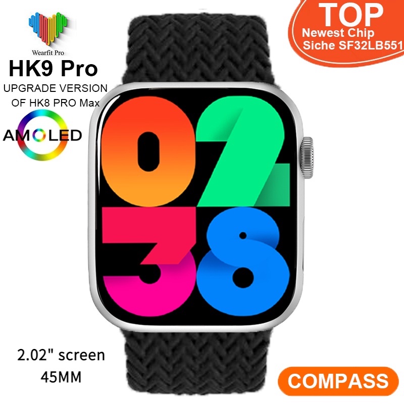 Hk Pro Amoled Smart Watch Men Woman Mm Inch Screen Compass