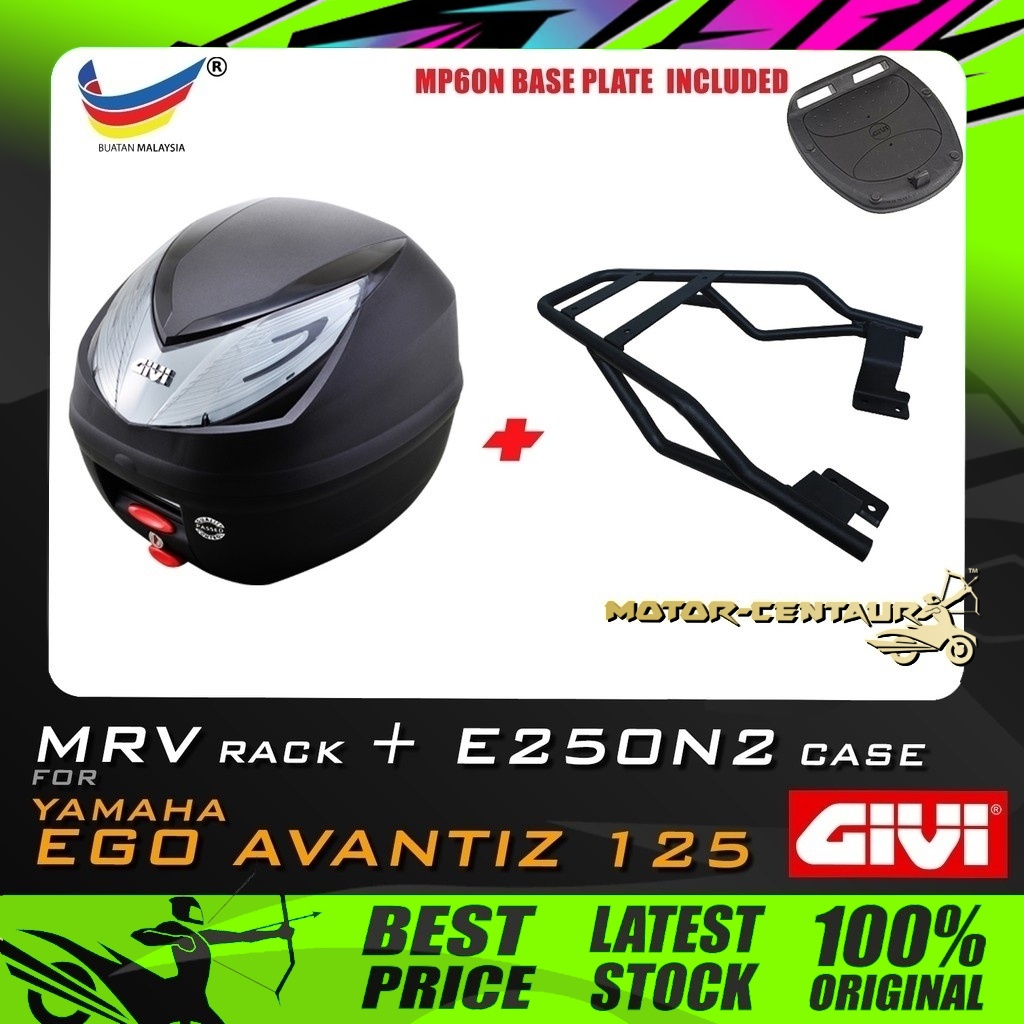 Set Kombo Kotak Box Givi E E N Top Case Yamaha Ego Avantiz