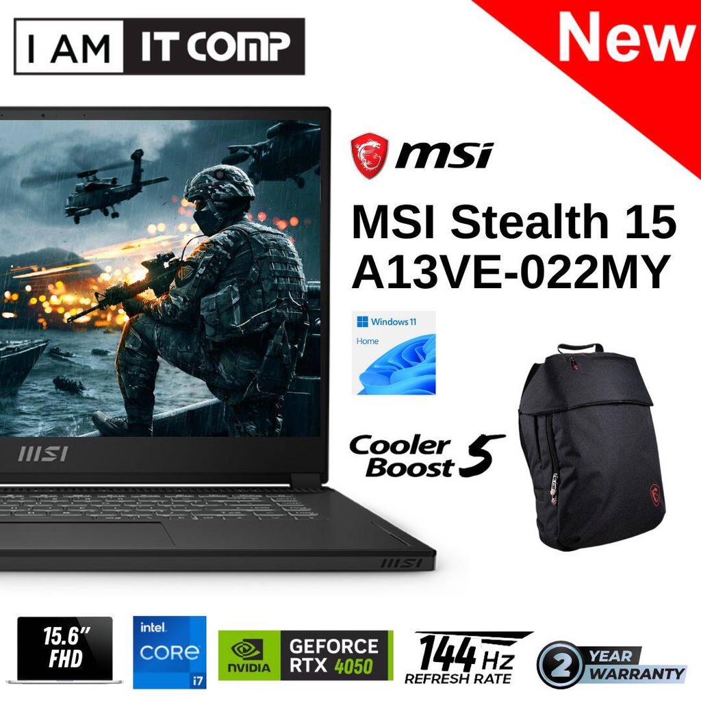 Msi Stealth A Ve My Fhd Hz Gaming Laptop I H