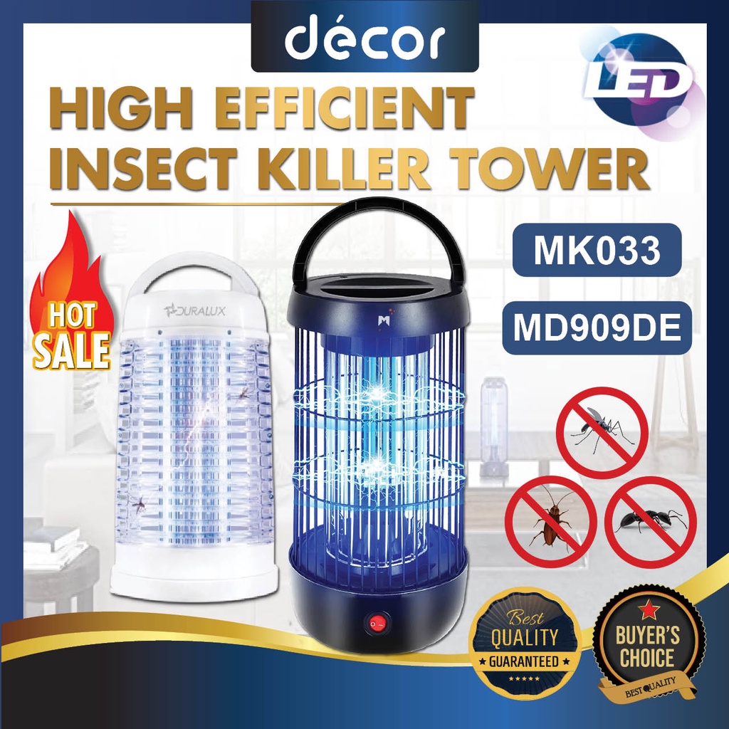 High Efficient 360 Degree Insect Killer Tower DURALUX MK033 MD 909DE