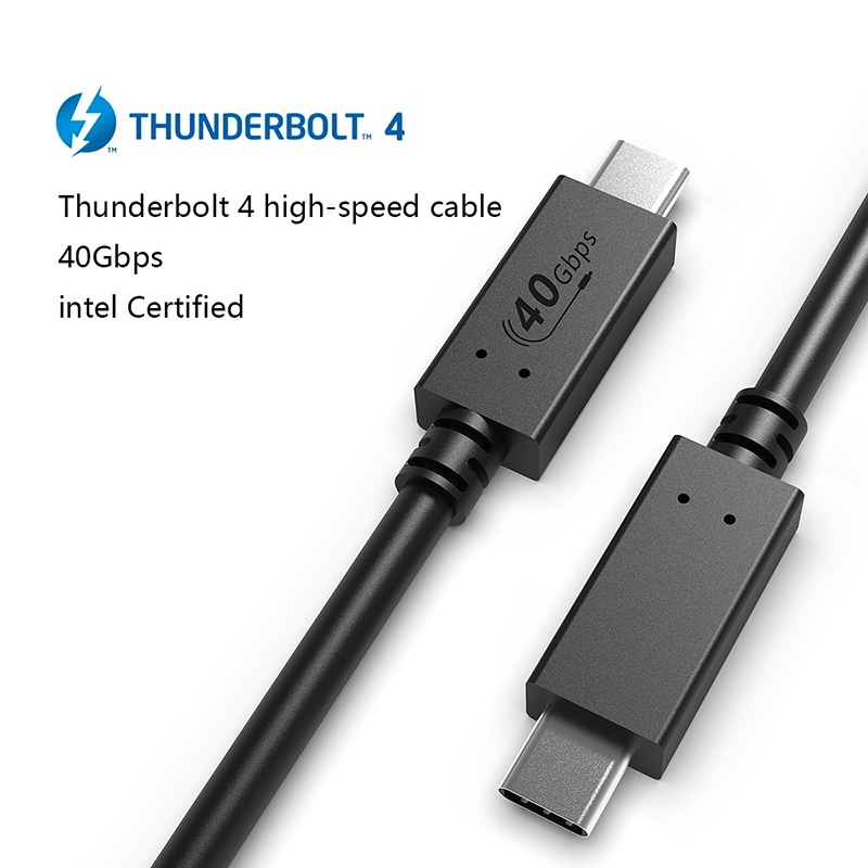 Thunderbolt Cable Supports K Display Gbps Data Transfer W