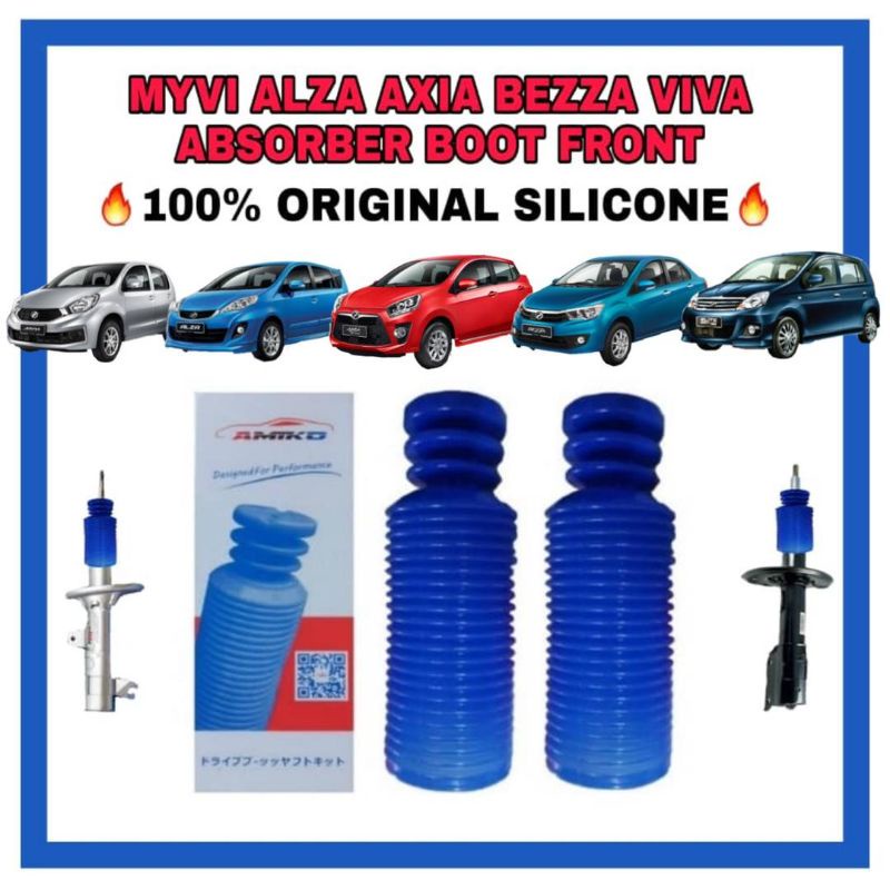 Silicone Perodua Myvi Viva Alza Axia Bezza Absorber Dust Cover Boot