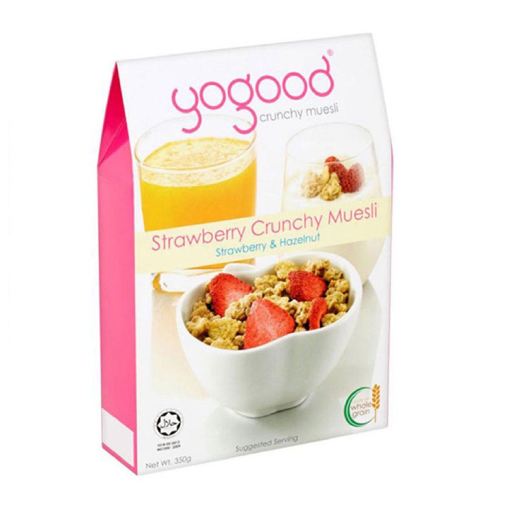 Yogood Strawberry Crunchy Muesli G Shopee Malaysia