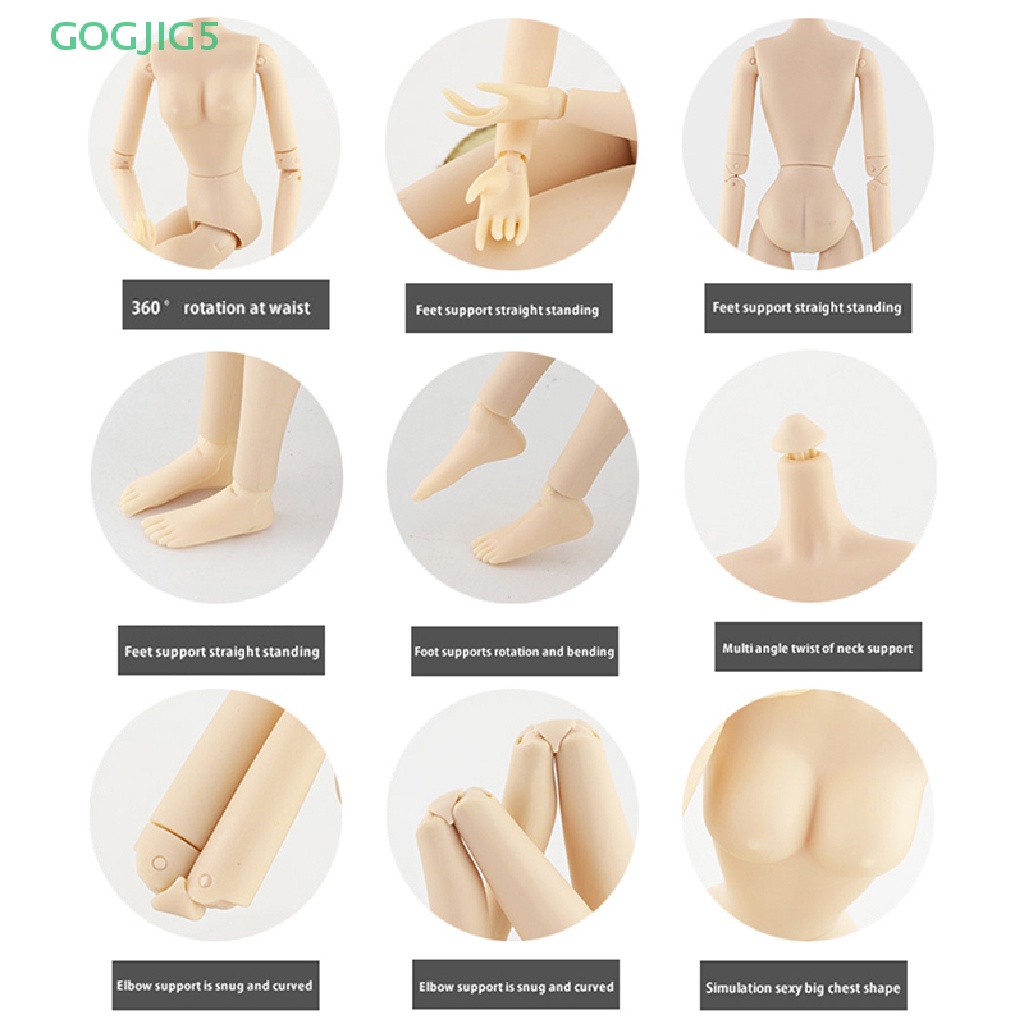 Gogjig Cm Heigh Ball Joints Naked Body For Cm Doll Joints