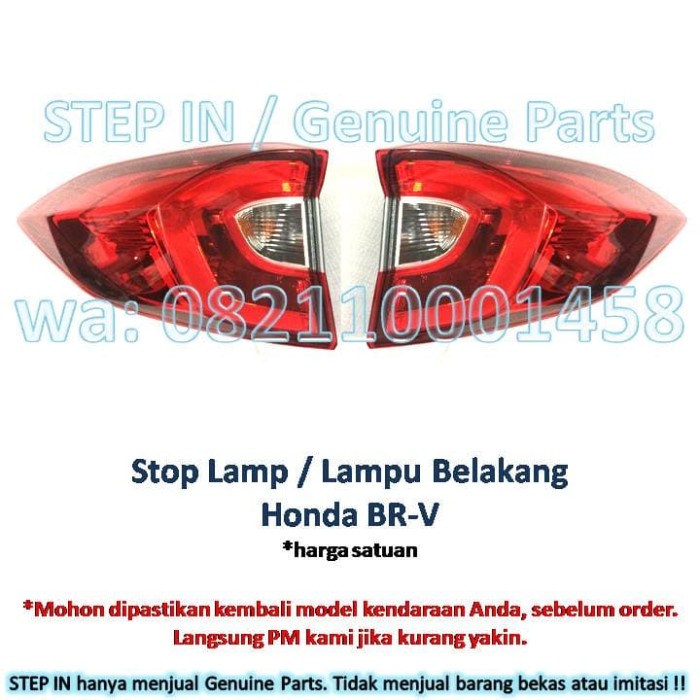 Stop Lamp Tail Lamp Honda Br V Brv