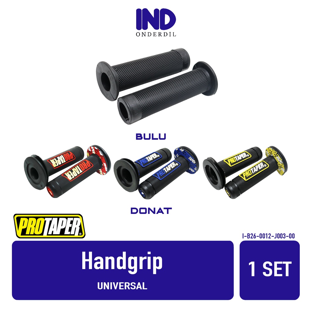 MERAH HITAM Handgrip Brand Protaper Feather Donut Black Blue Yellow Red