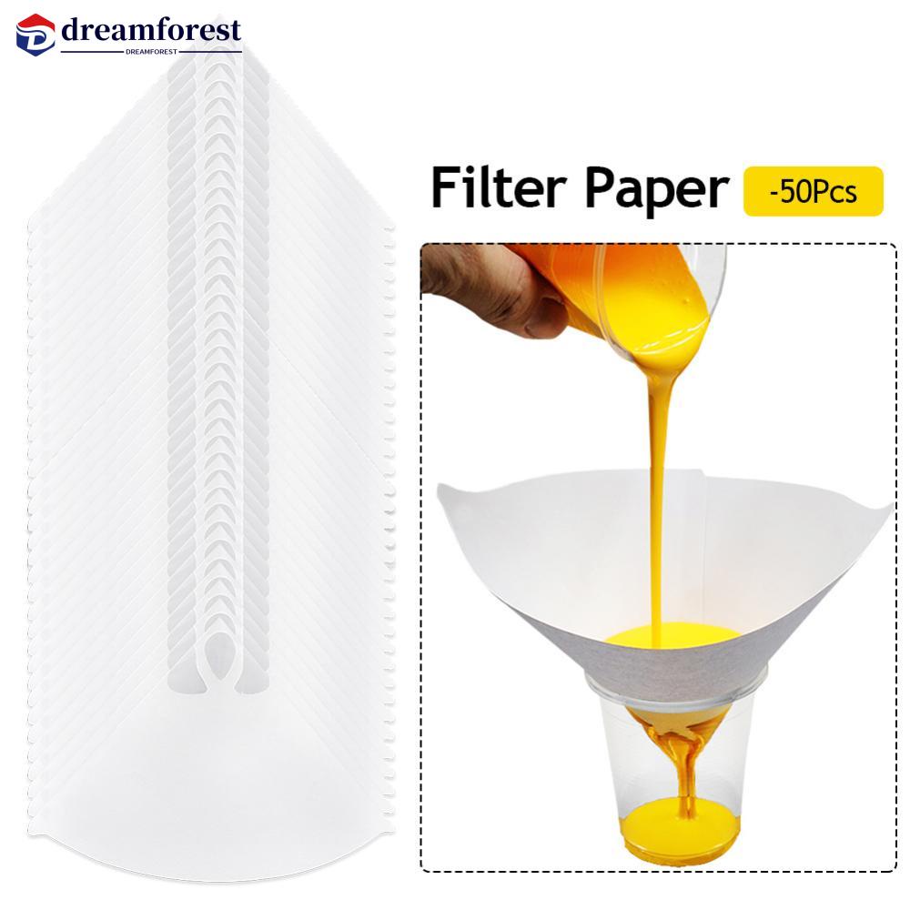 DREAMFOREST 10 20 30 50Pcs Paint Filter Paper Purifying Straining Cup