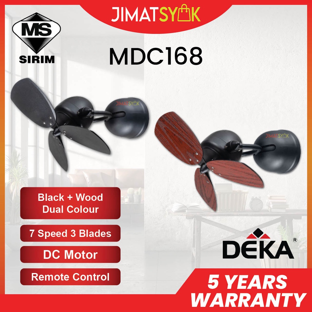 Deka Fan Deka Mdc Inch Blades Dc Motor With Speeds Remote