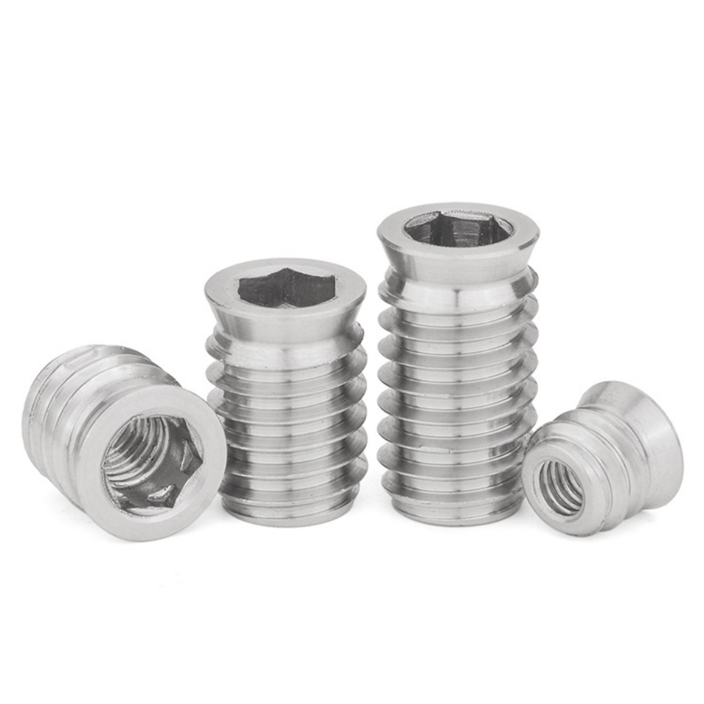 WDY 304 Stainless Steel Inner Outer Thread Pre Embedded Nut Furniture