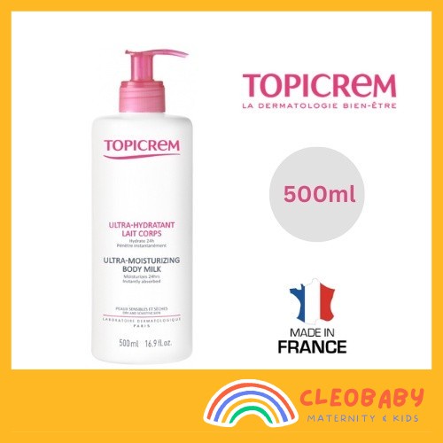 Topicrem Ultra Moisturizing Body Milk 500ml Shopee Malaysia