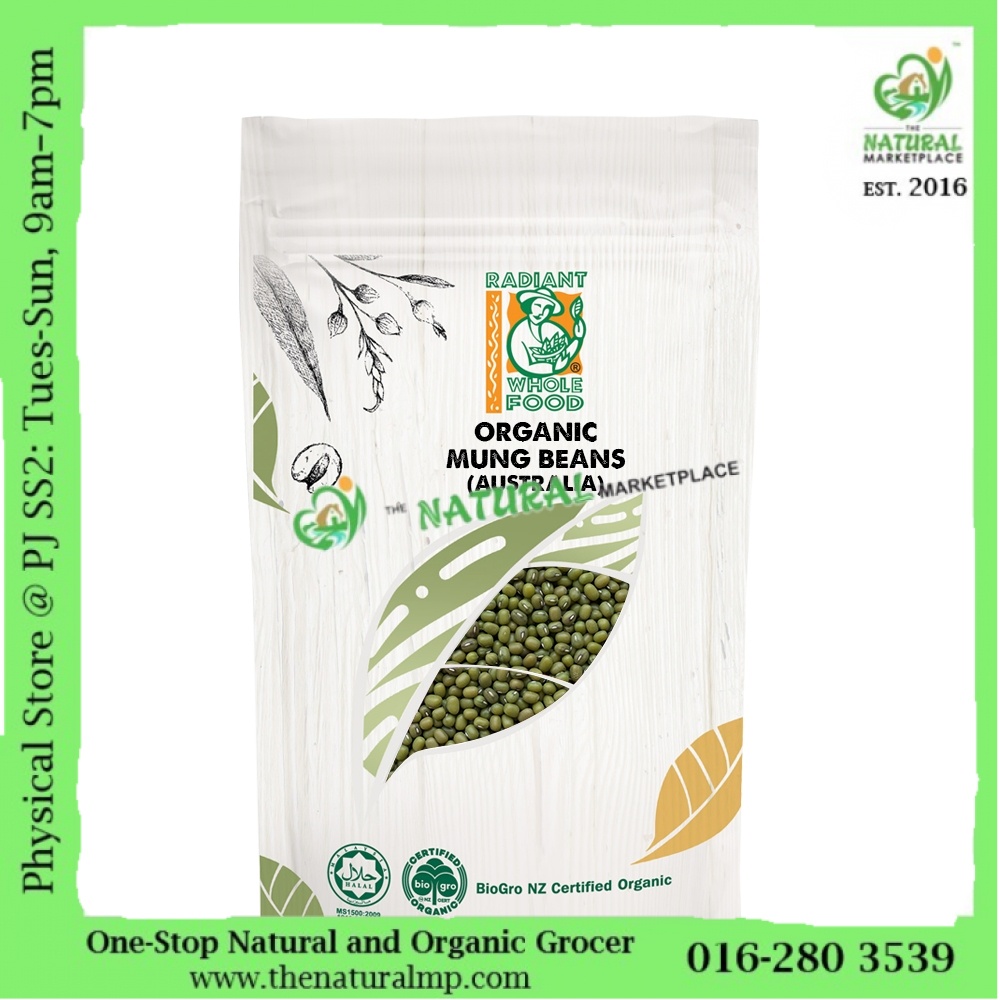 Radiant Organic Mung Beans 500g Shopee Malaysia