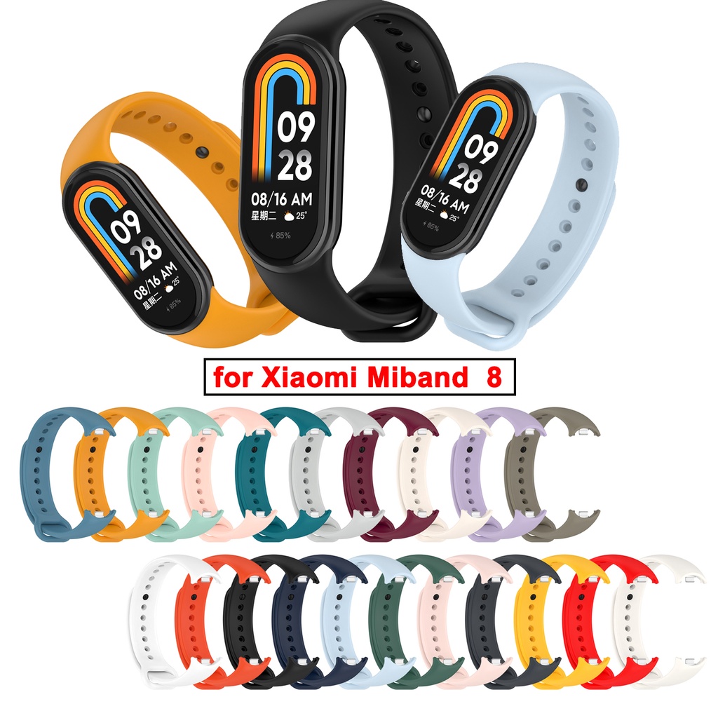 Xiaomi MiBand 8 9 Replacement Band Colourful Silicone Strap For Mi Band