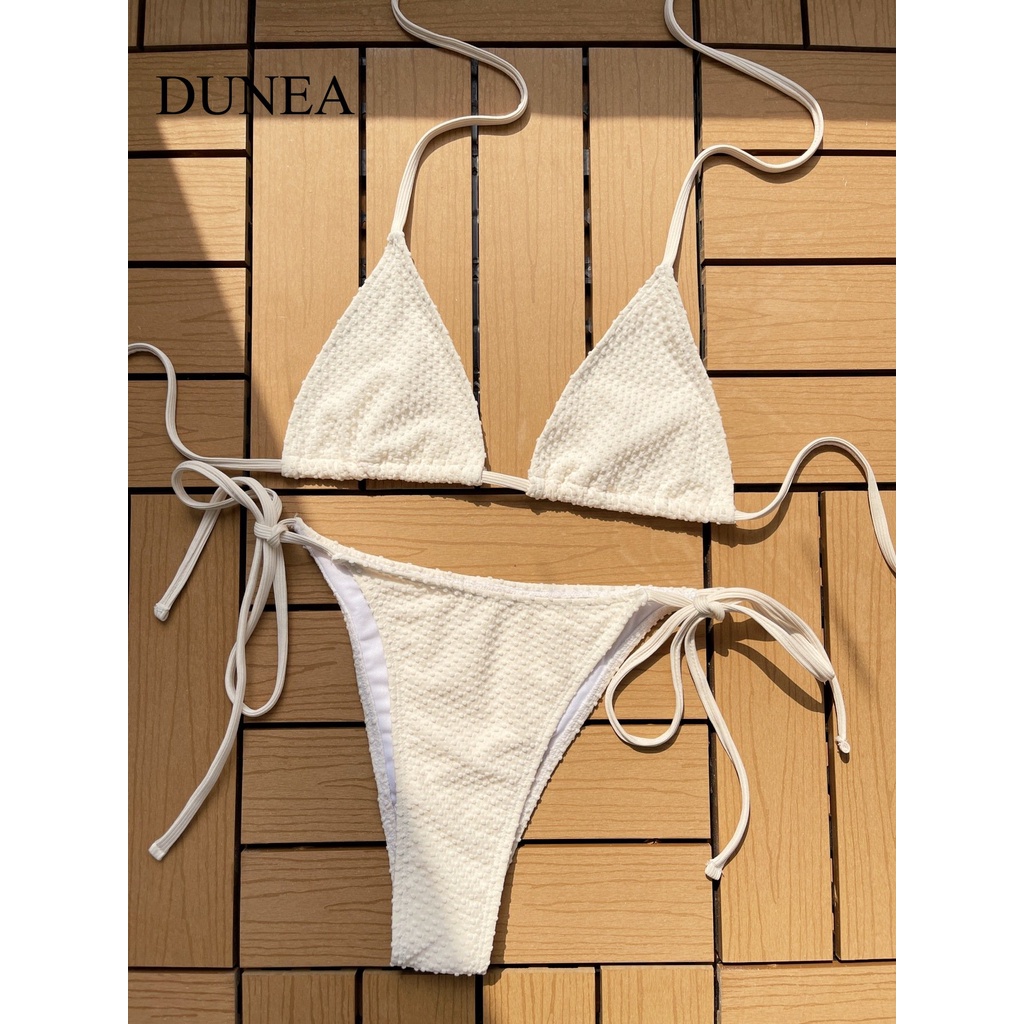 Dunea Women S Sexy Split Bikini Swimsuit Shopee Malaysia