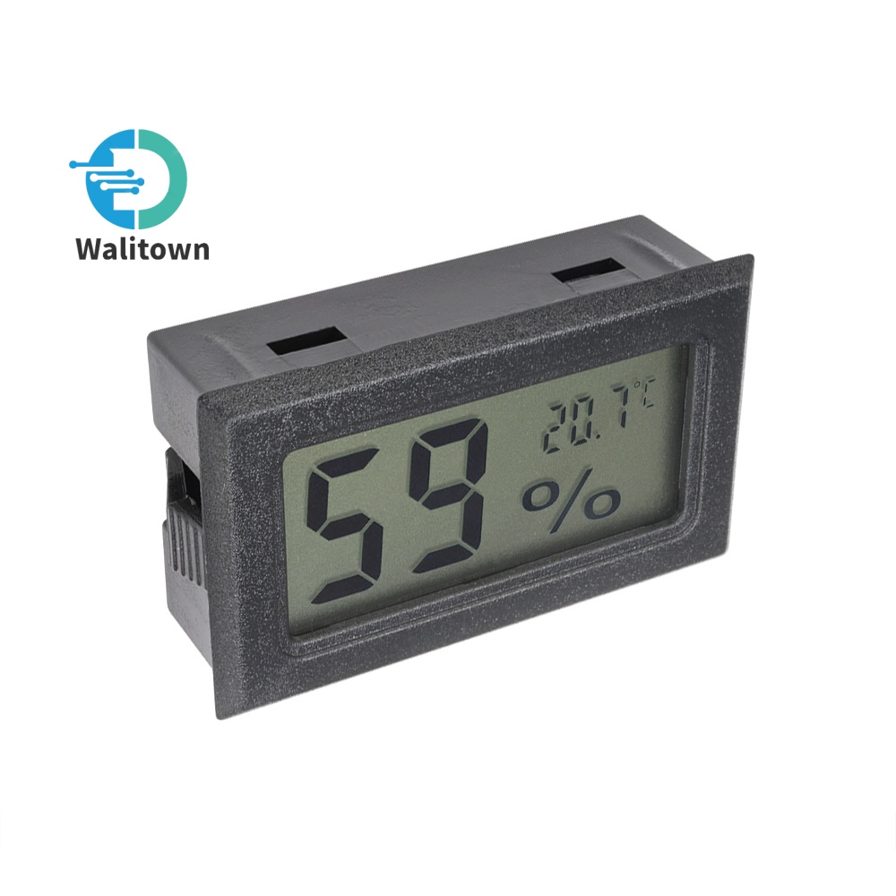 Fy Lcd Embedded Digital Display Thermometer Hygrometer Without Lr