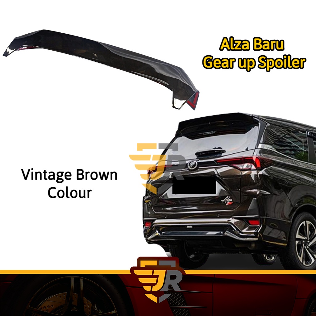 Jr Custom Made Pu Rear Ducktail Spoiler Alza Gearup Itik Spoiler