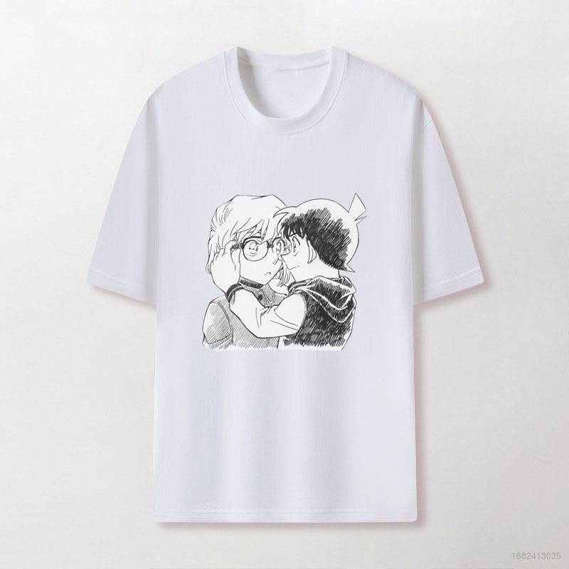 Jason Detective Conan Tshirt Short Sleeve Top Unisex Tee Harajuku Anime