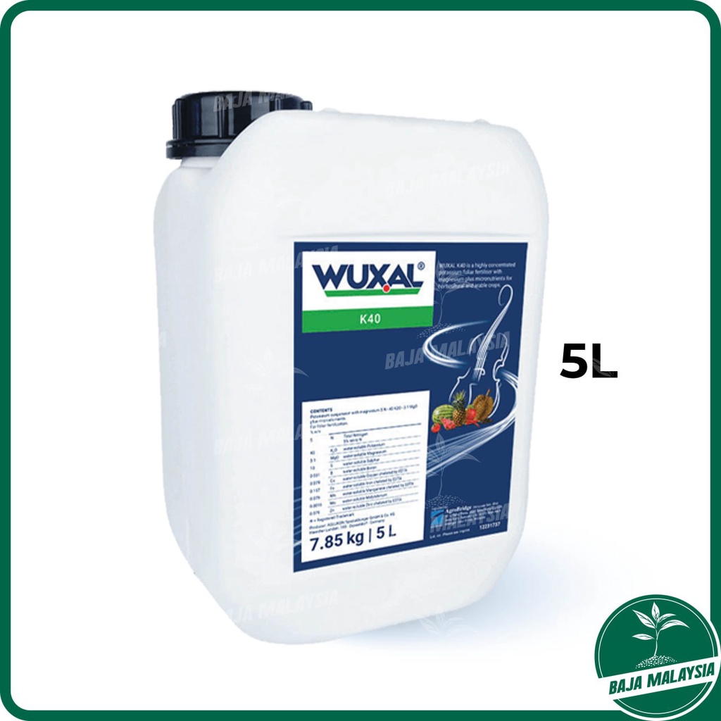 WUXAL K40 5 Liter Foliar Potassium Fertilizer Baja Foliar Baja Kalium