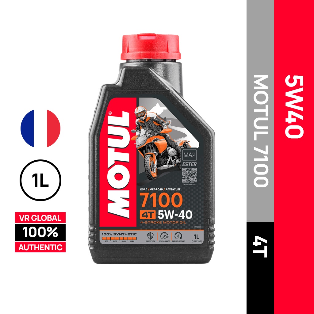 MOTUL 7100 5W40 4T FULLY SYNTHETIC ESTER ENGINE OIL MINYAK HITAM