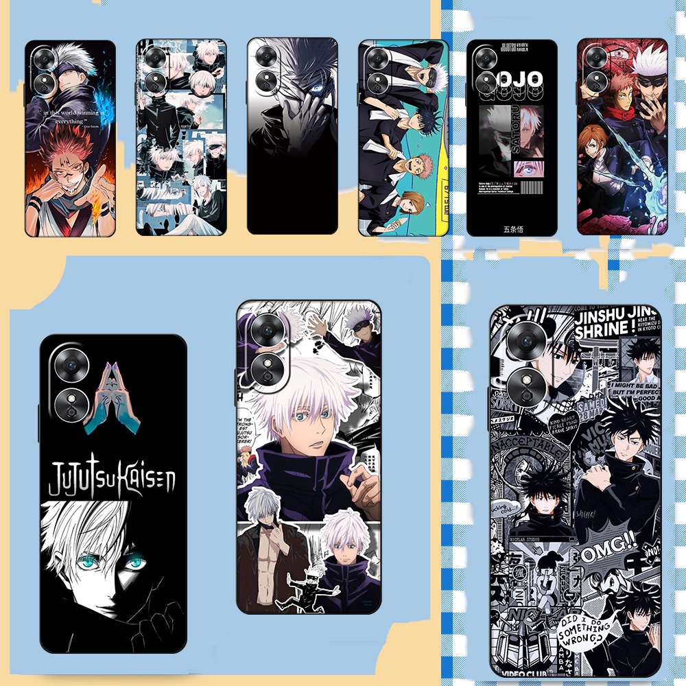 OPPO A17 CE16 Jujutsu Kaisen Gojo Satoru Anime Soft TPU Anti Drop Phone