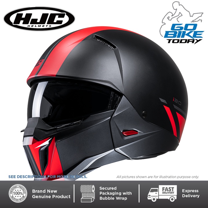 Hjc I Helmet Batol Mc Sf Shopee Malaysia