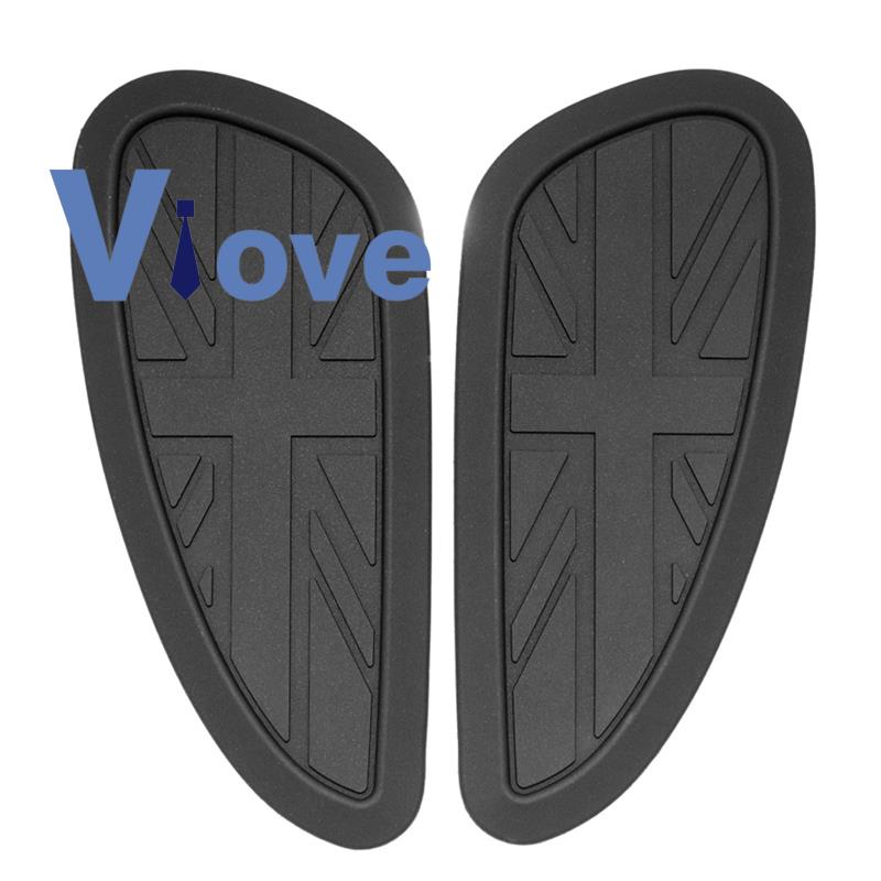 Motorcycle Rubber Tank Traction Pad Side Gas Knee Grip Protector For