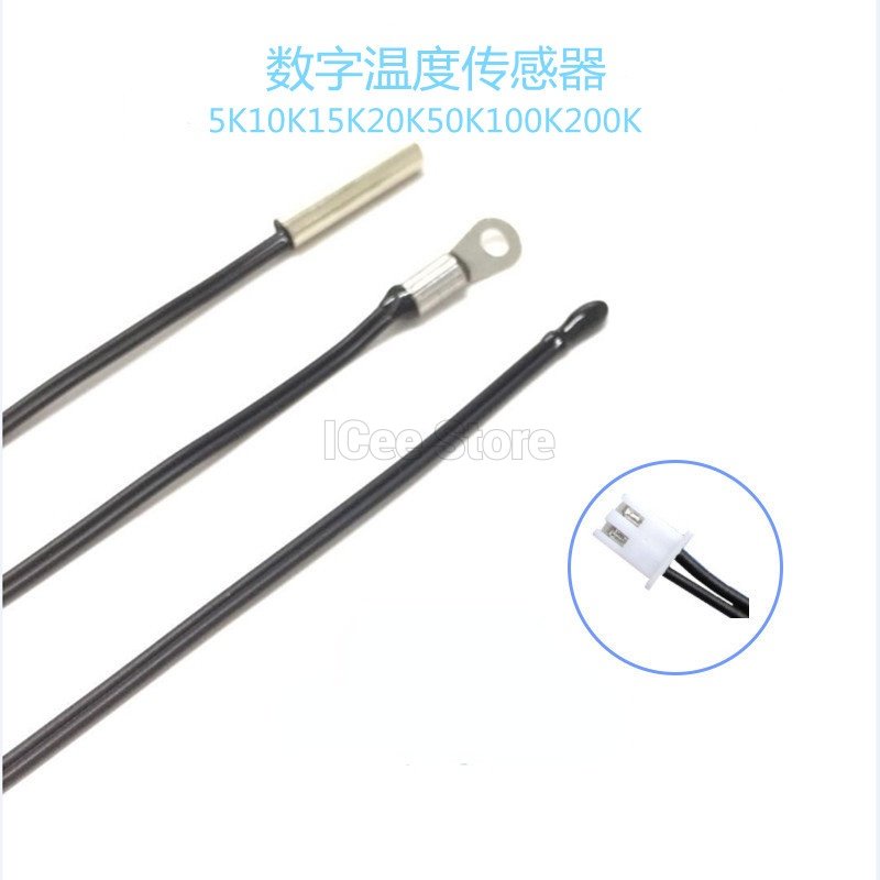 Ntc Thermistor Temperature Sensor Waterproof Probe Wire K K K