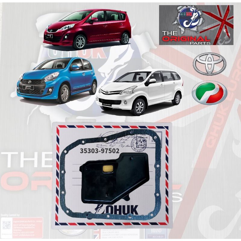 Tayota Avanza Perodua Alza Myvi Lagi Best QHUK Auto Filter Kit Set