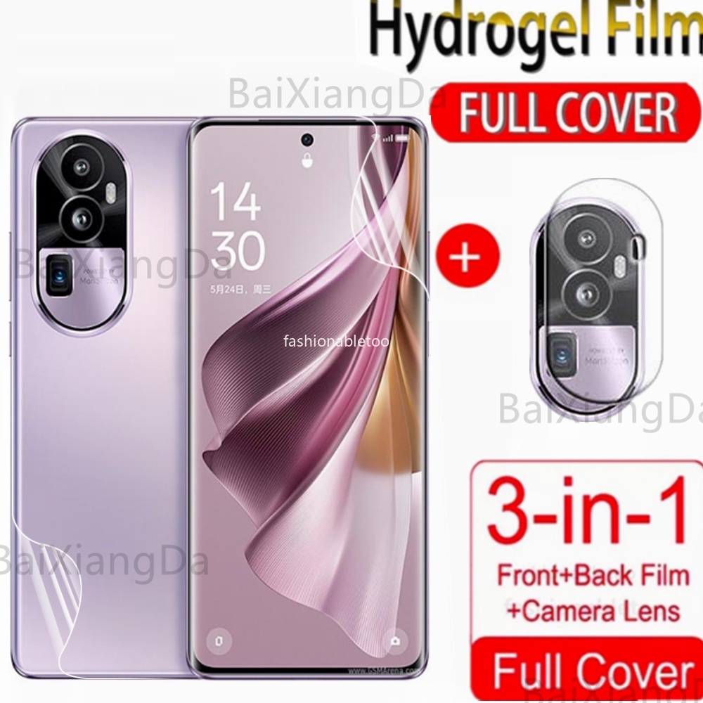 3 In 1 Hydrogel For Oppo Reno 10 11 Pro Plus 10proplus 11pro Reno10 Pro