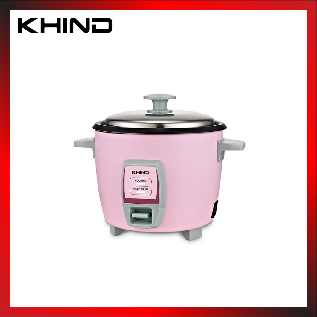 Khind Rc T L Rice Cooker W Steamer Pink Shopee Malaysia