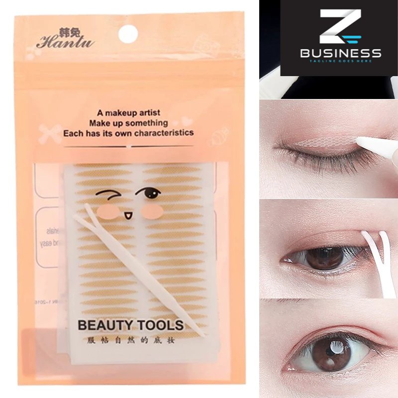 ZS 120pcs Ultra Invisible Lace Double Eyelid Tapes Stickers Breathable