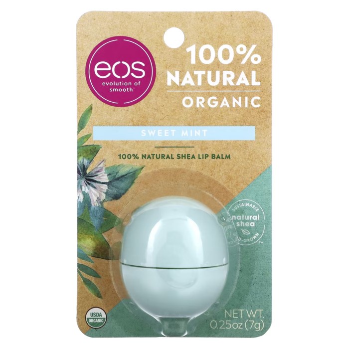 Eos Evolution Of Smooth Organic 100 Natural Shea Lip Balm Sweet