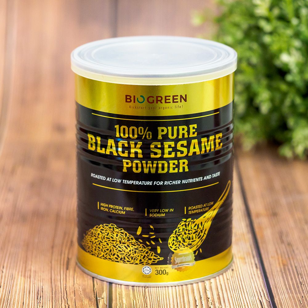 Bio Green Pure Black Sesame Powder G Shopee Malaysia