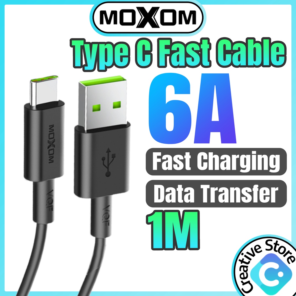 Cable Moxom A Cable Fast Charge Cable Type C Cable Usb C Cables