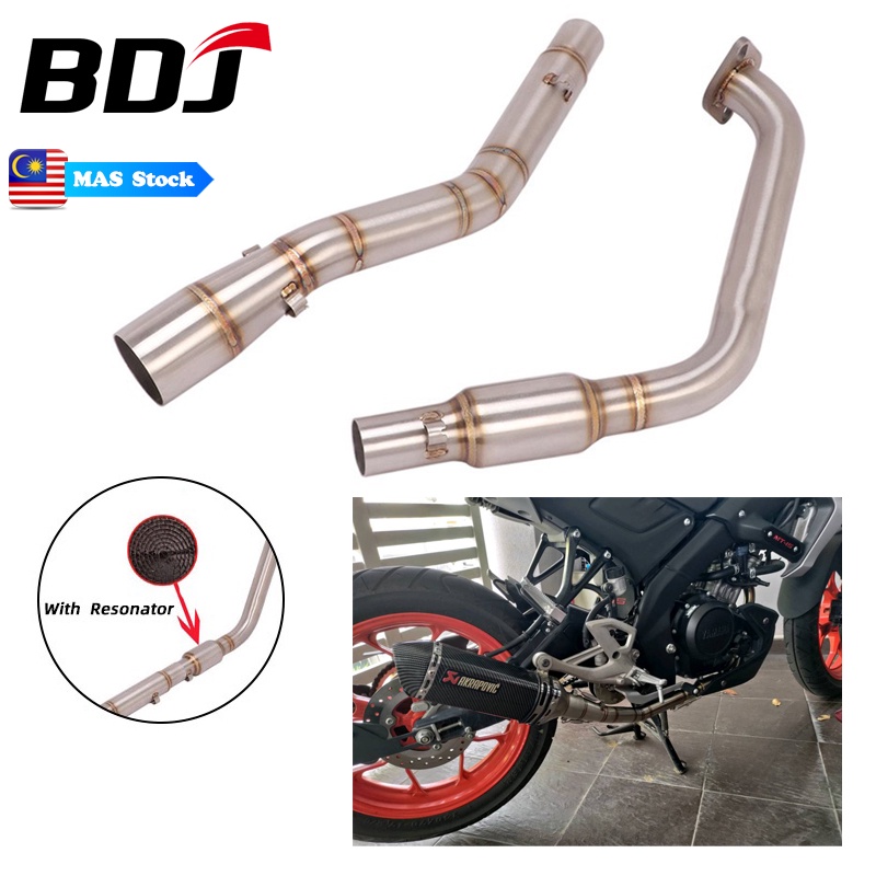 BDJ For Yamaha Mt15 R15 V3 Xsr 155 Mt 15 Full Elbow Exhaust System Pipe