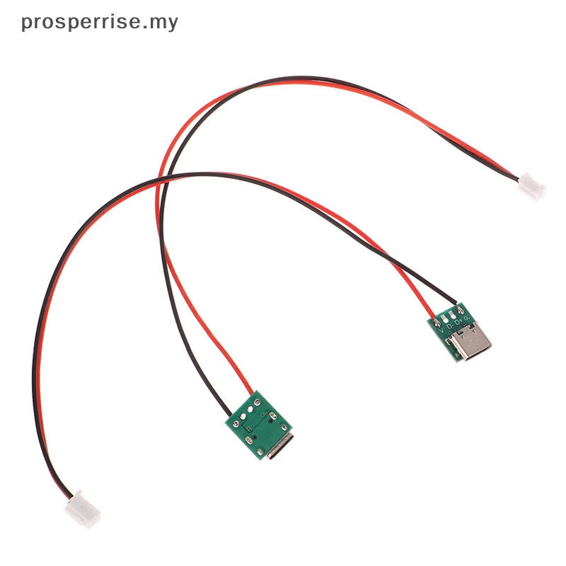 Prosperrise Type C PCB With Cabel Converter Adapter Micro USB To DIP